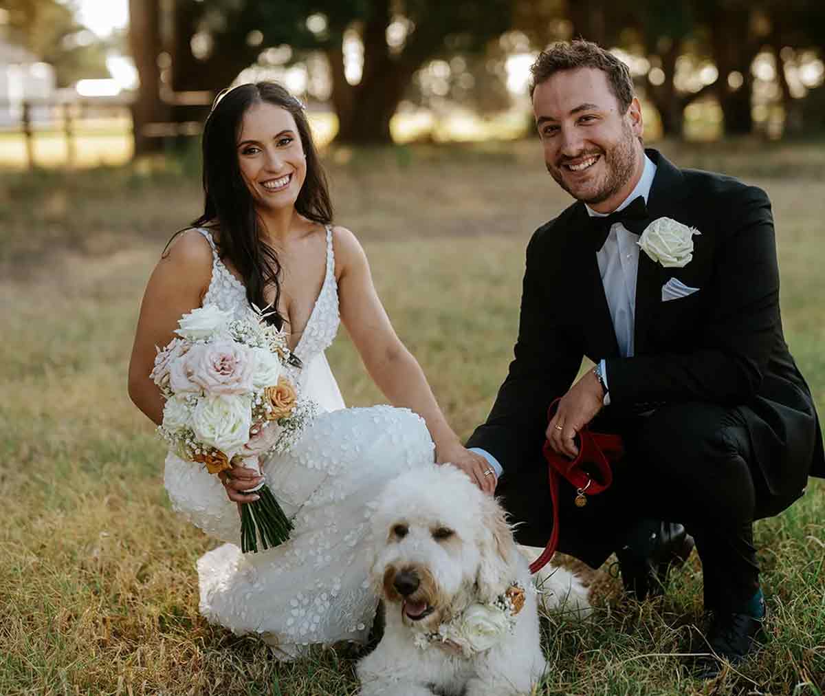 Mrs Barker's Pet Services - wedding day dog chaperone Melbourne