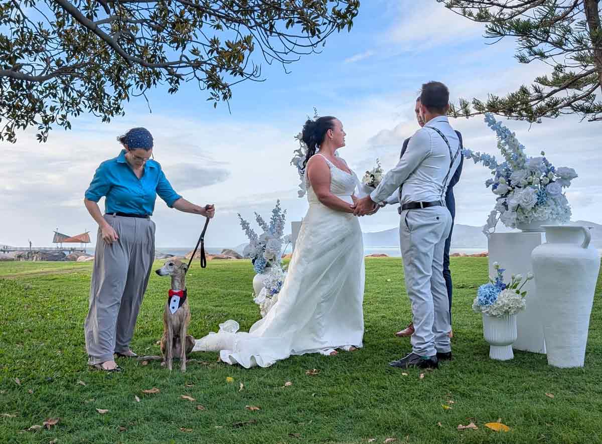 Pups of Honour - wedding day dog sitter North Queensland