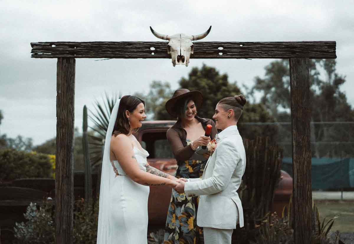 The Zesty Celebrant - dog-friendly wedding celebrant Darwin