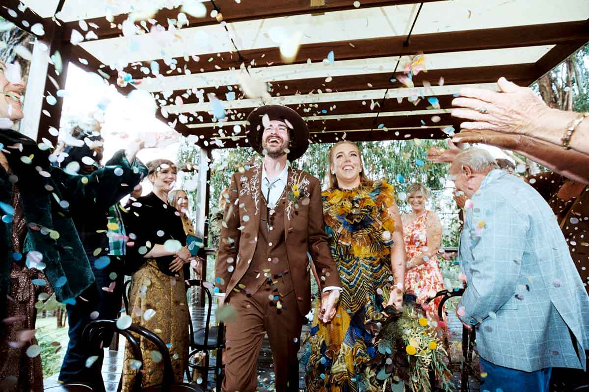 The Funky Celebrant - Melbourne dog-friendly wedding